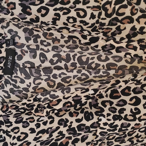 Apt. 9 Leopard Print Drawstring Dress - Picture 5 of 5